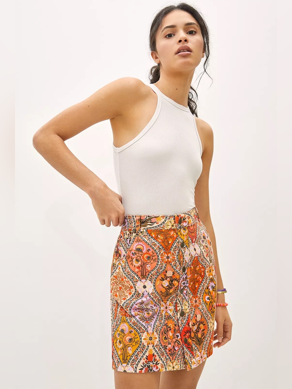 Farm Rio Lavinia Mini Skirt | Size XS